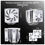 Cooler Aire Thermalright Peerless Assassin 120 Digital - Blanco - Imagen 4